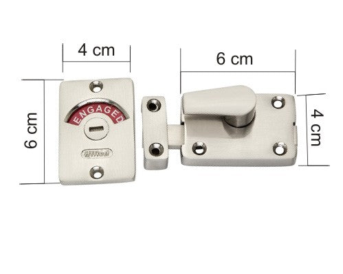 Indicator Bolt No. 1010 | Engage Vacant Latch | Bathroom lock