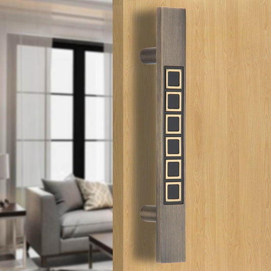 Premium Antique Brass Pull Handle for Entrance Door | Allied Code -Square