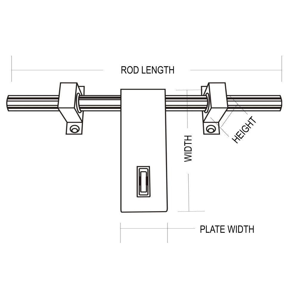 Allied Brass Aldrop | Wooden Brass Door Aldrop | Brass Aldrop for Door Fitting Kit | Code- AD10