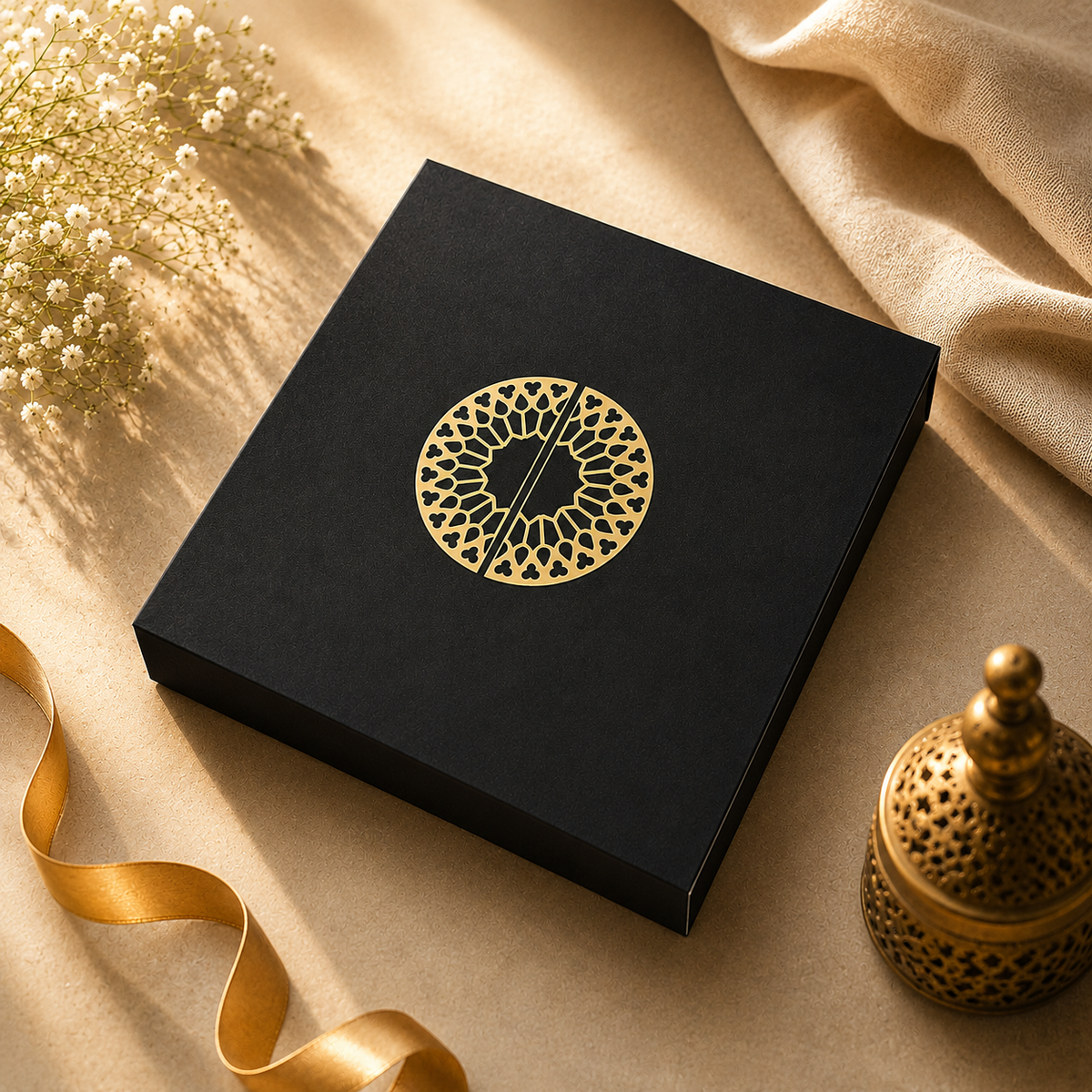 Brass Mesh Diary With Brass Pen & Stand