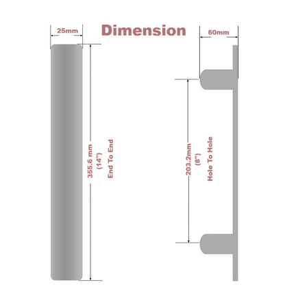 Allied Glass Door Handle | Wooden Door Handle | Door Handle | Stainless Steel | Code- 201