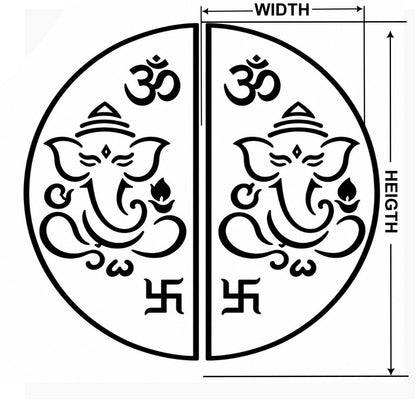 Allied Premium Main Door Handle | Decorative Mandala Design | Luxury Entrance Door Hardware | Stylish & Durable Door Handle Code - D 21