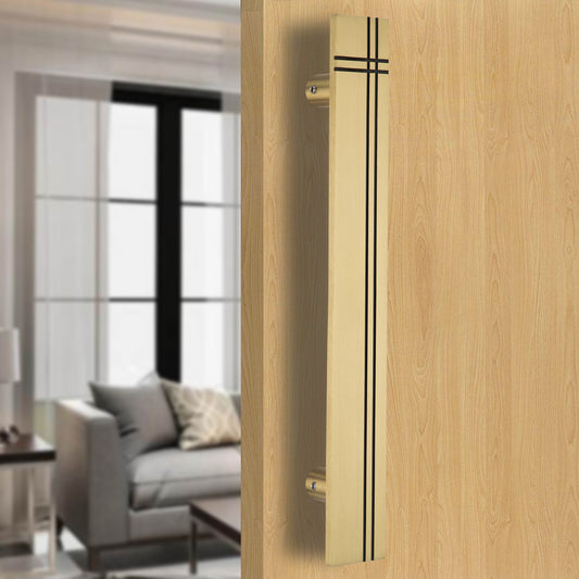 Solid Brass Pull Handle for Wooden Main Door | Allied Code 01