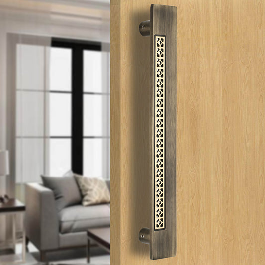 Antique Brass Main Door Handle for Wooden Doors | Allied Code 06