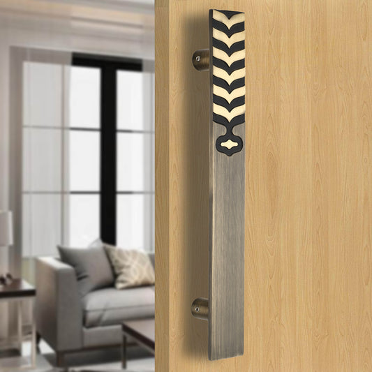 Designer Brass Door Pull Handle for Luxury Entrances | Allied Code 09