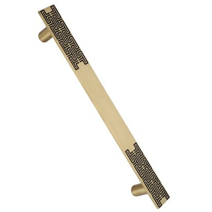 Allied Brass Pull Handle| Wooden Brass Door Handle | Brass Door Handle | Code- 11