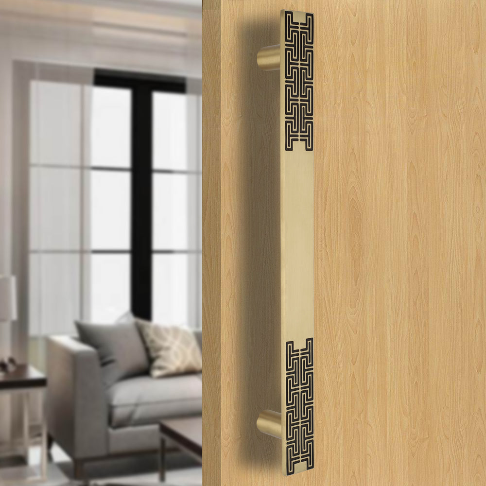 Heavy-Duty Brass Main Door Pull Handle | Allied Code .11