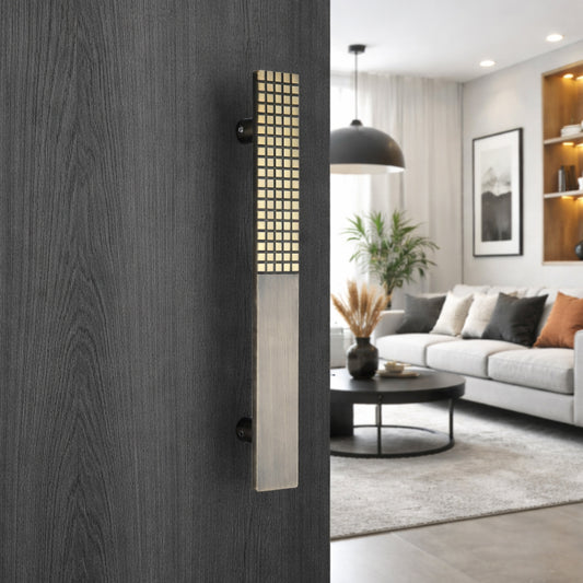 Allied Brass Pull Handle| Wooden Brass Door Handle | Brass Door Handle | Code- 15