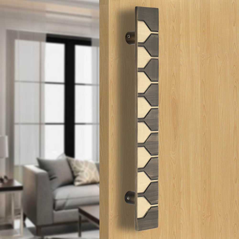 Premium Brass Main Door Pull Handle – Antique Finish | Allied Code .18