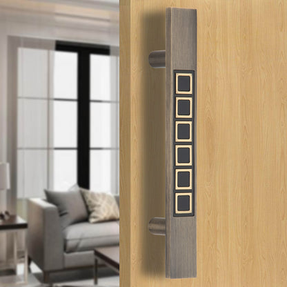 Premium Antique Brass Pull Handle for Entrance Door | Allied Code -Square