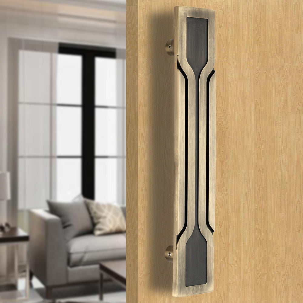 Premium Brass Main Door Pull Handle – Antique Finish | Allied Code .27
