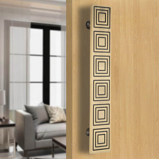 Decorative Solid Brass Pull Handle for Wooden Door | Allied Code .36