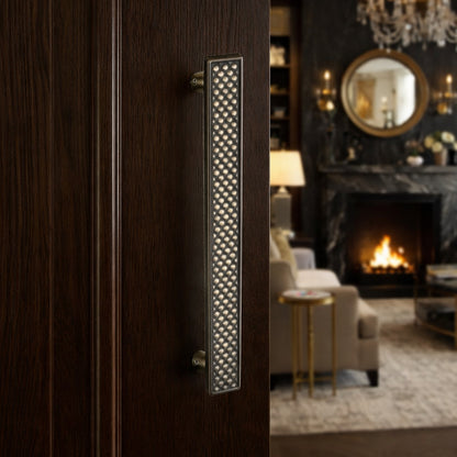 Allied Brass Pull Handle| Wooden Brass Door Handle | Brass Door Handle | Code- 65
