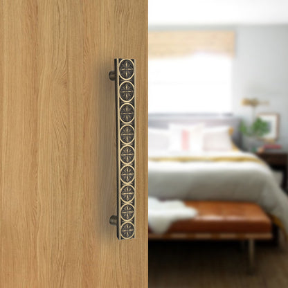 Allied Brass Pull Handle| Wooden Brass Door Handle | Brass Door Handle | Code- 66
