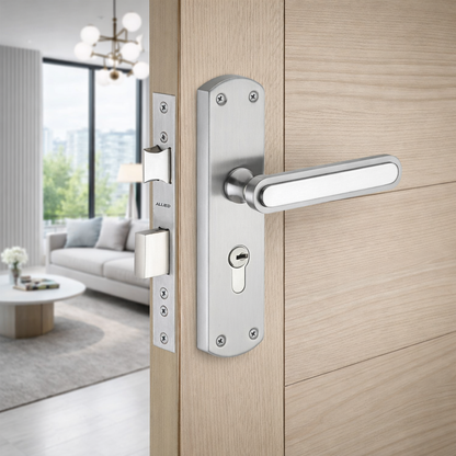 Stainless Steel 8 inch Handle Lock Set No. 412 SS Finish