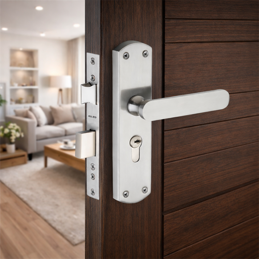Stainless Steel 8 inch Handle Lock Set No. 413 SS Finish