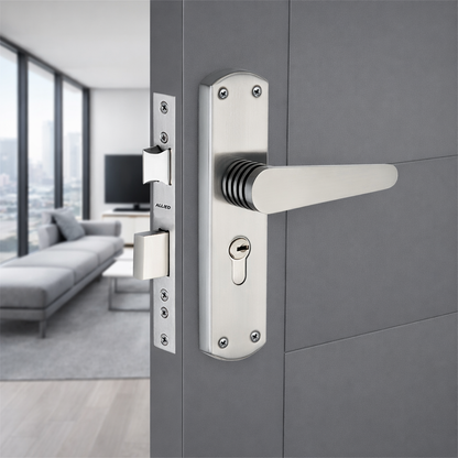 Stainless Steel 8 inch Handle Lock Set No. 415 SS Finish