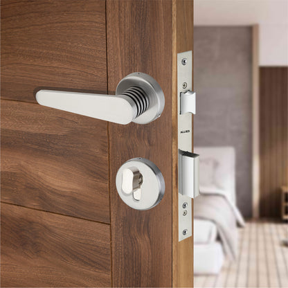 Stainless Steel Rose Handle Lock Set No. 415 SS Finish