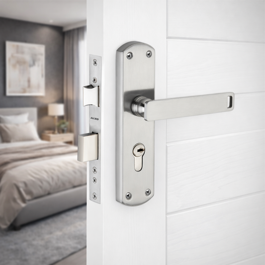 Stainless Steel 8 inch Handle Lock Set No. 416 SS Finish
