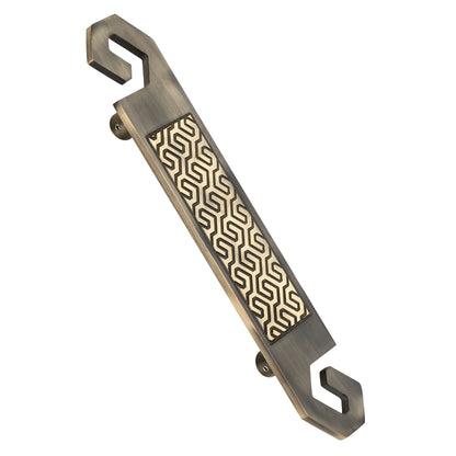 Allied Brass Pull Handle| Wooden Brass Door Handle | Brass Door Handle | Code- 28