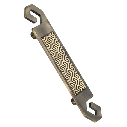 Allied Brass Pull Handle| Wooden Brass Door Handle | Brass Door Handle | Code- 28