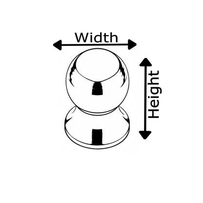 Allied stainless steel cabinet knob No. 535