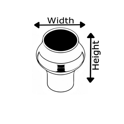 Allied stainless steel cabinet knob No. 537