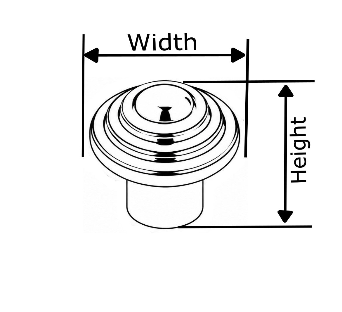 Allied Stainless Steel Cabinet Knob No. 538