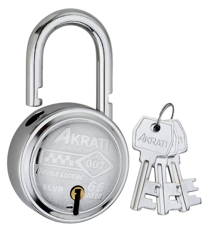 Allied Padlock –Stainless Steel Strong & Durable Security Lock for Home, Shop, Gate, Door & Cabinet Akrati Padlock 50 mm SS code : 007