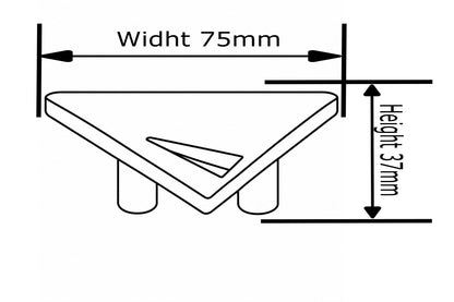 Allied stainless steel  knob Code. 7891