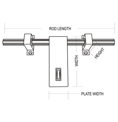 Allied Brass Aldrop | Wooden Brass Door Aldrop | Brass Aldrop for Door Fitting Kit | Code- AD03