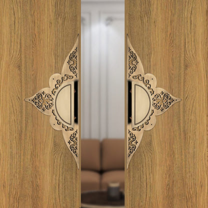 Steel Door Handle Pair Code - D05