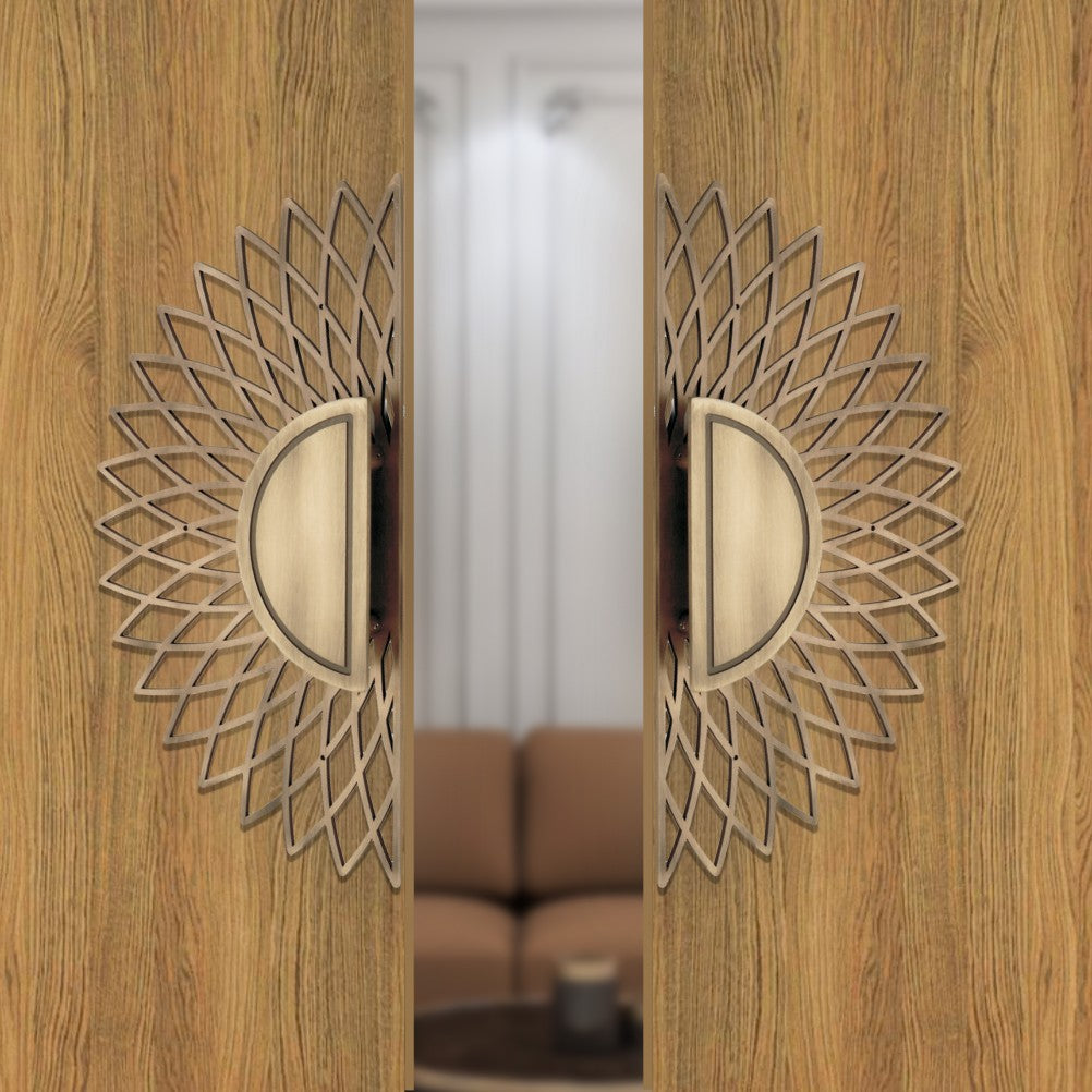 Steel Door Handle Pair Code - D06