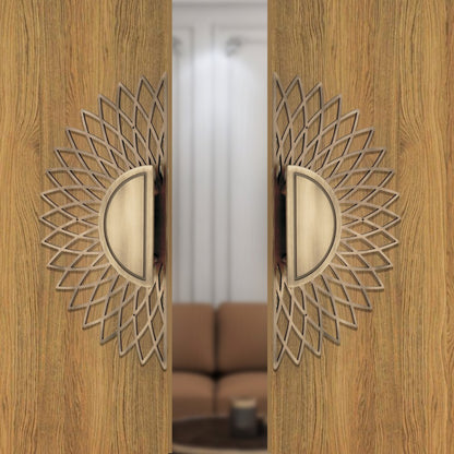 Steel Door Handle Pair Code - D06