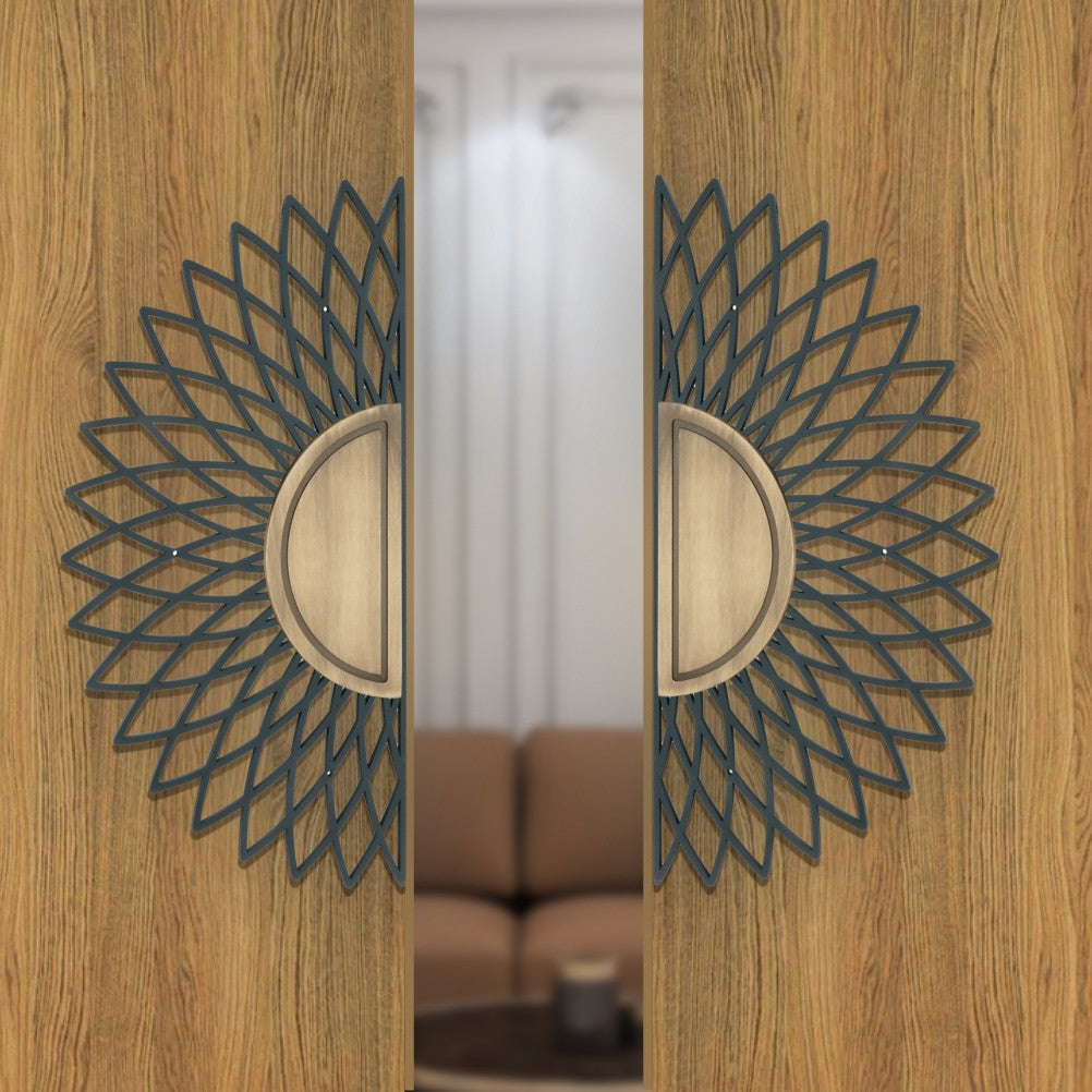 Steel Door Handle Pair Code - D06