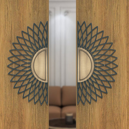 Steel Door Handle Pair Code - D06