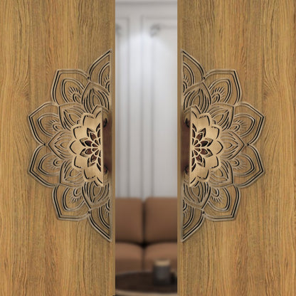 Steel Door Handle Pair | Code - D17