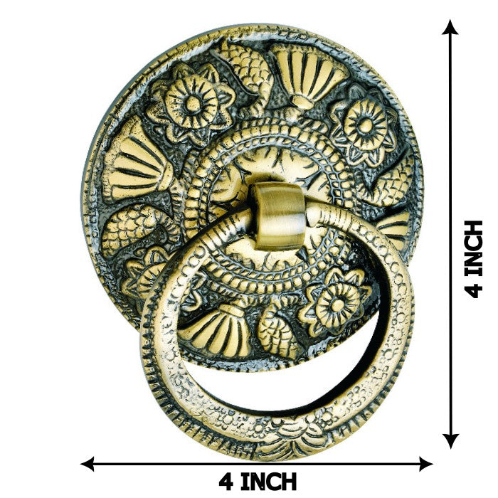 Brass Door Knocker Antic Finish Door Decor Brass Door Knocker
