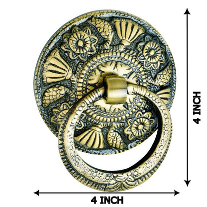 Brass Door Knocker Antic Finish Door Decor Brass Door Knocker