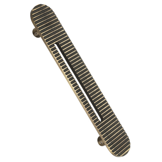 Classic Brass Door Pull Handle – Antique Brass Finish | Allied Code .26