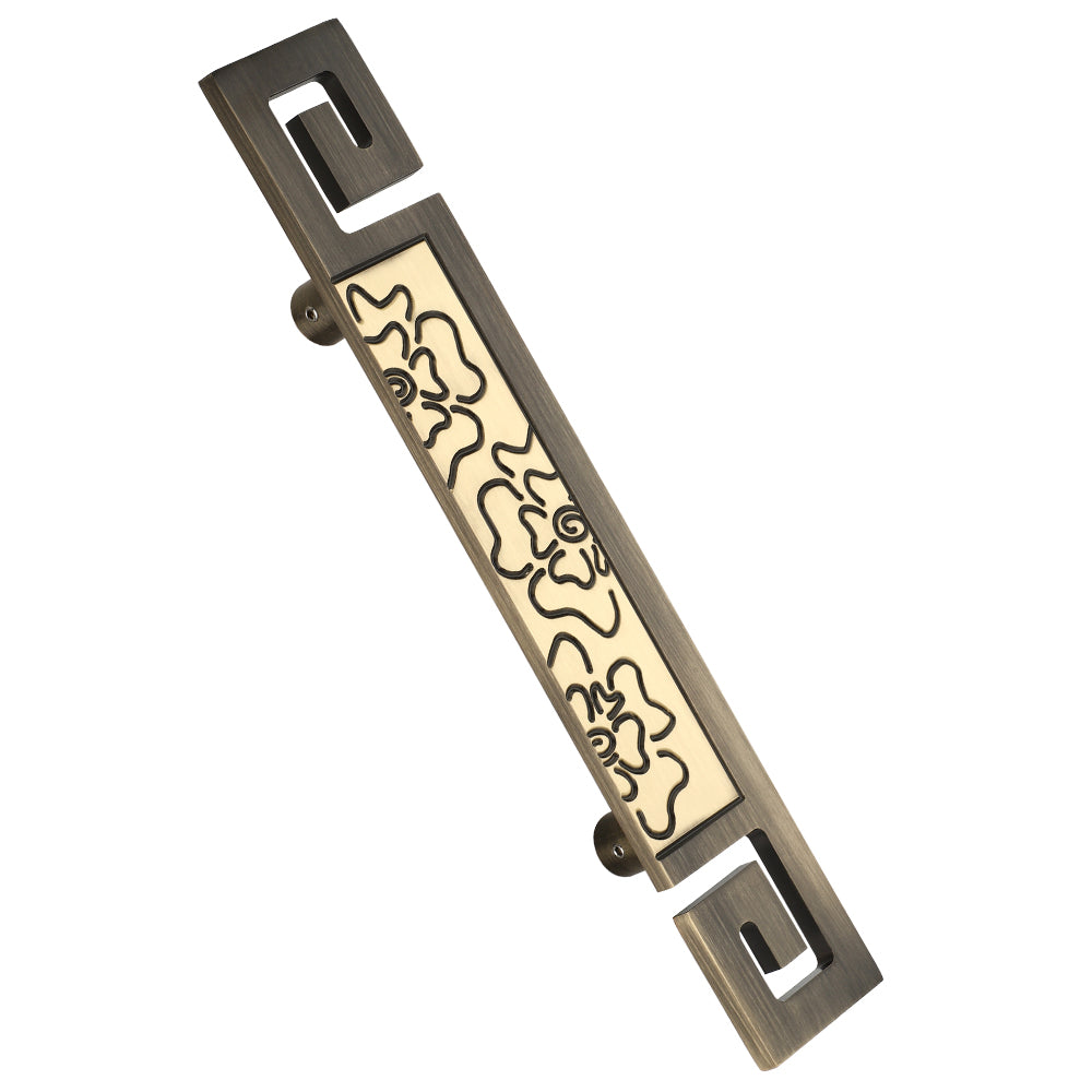 Modern Brass Pull Handle for Wooden Entrance Door | Allied Code .04