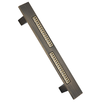 Classic Brass Door Pull Handle – Antique Brass Finish | Allied Code .32