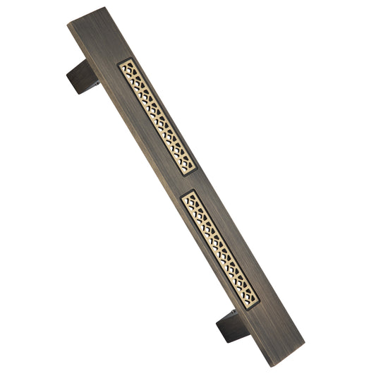 Classic Brass Door Pull Handle – Antique Brass Finish | Allied Code .32