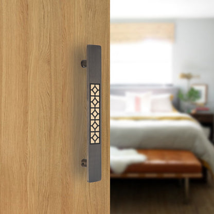 Brass Pull Handle| Wooden Brass Door Handle | Brass Door Handle | Code- 58