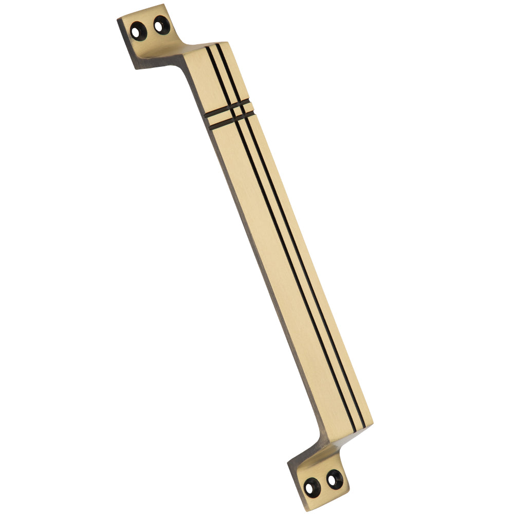 Allied Brass Pull Handle| Wooden Brass Window Handle | Brass Window Handle | Code- OH01