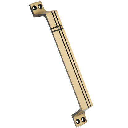 Allied Brass Pull Handle| Wooden Brass Window Handle | Brass Window Handle | Code- OH01