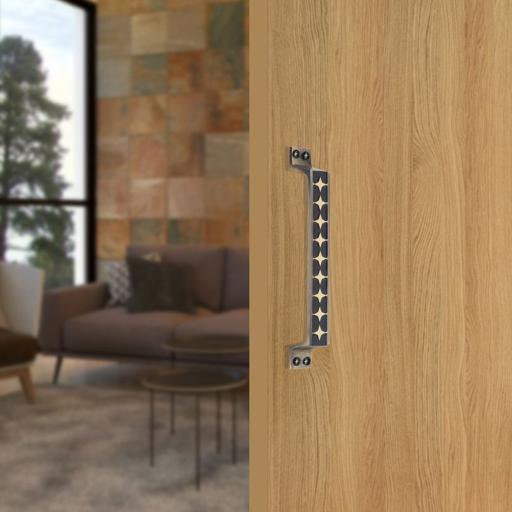 Allied Brass Pull Handle| Wooden Brass Window Handle | Brass Window Handle | Code- OH03
