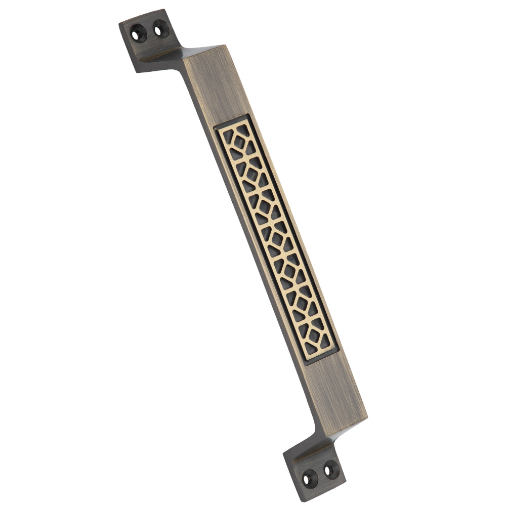 Allied Brass Pull Handle| Wooden Brass Window Handle | Brass Window Handle | Code- OH07