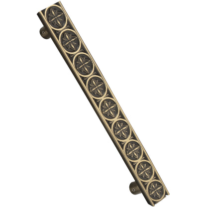 Classic Brass Door Pull Handle – Antique Brass Finish | Allied Code .66