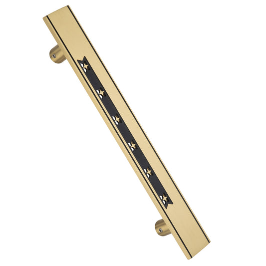 Modern Brass Pull Handle for Wooden Entrance Door | Allied Code .52